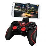 Manette Sans Fil Bluetooth - X7 - Smartphone & PC - Rouge/Noire