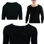 T-Shirt Amincissant Manche Longue - Sibote 2043 - Noir