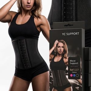 Gaine Amincissante - Ceinture Corset Fitness - YC 127 - Noir