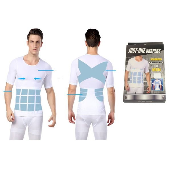 T-Shirt Homme Minceur- Slimming Shirt Just One Shapers – Image 4