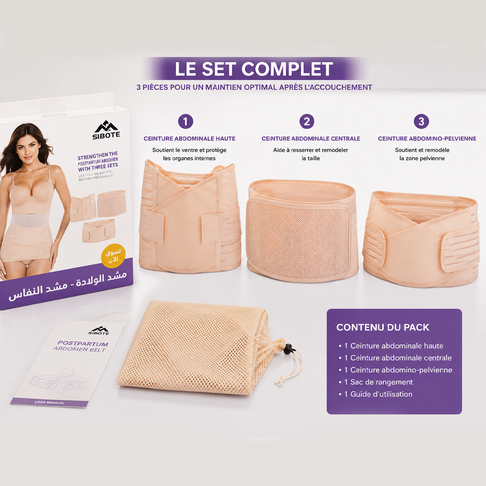Ceinture De Maternité Minceur Après accouchement - Beige - ST-1131 – Image 2