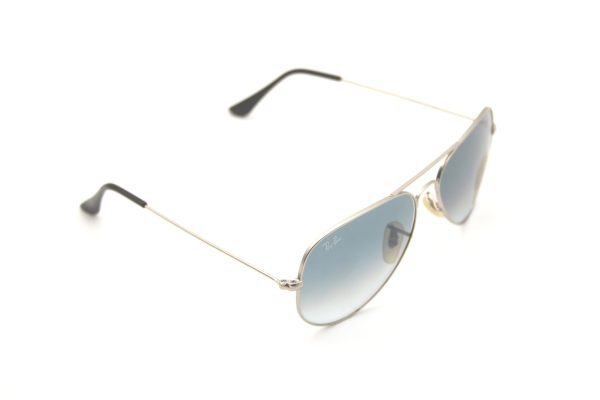 Lunette De Soleil - Ray Ban - Aviator RB 3025 - Bleu – Image 3
