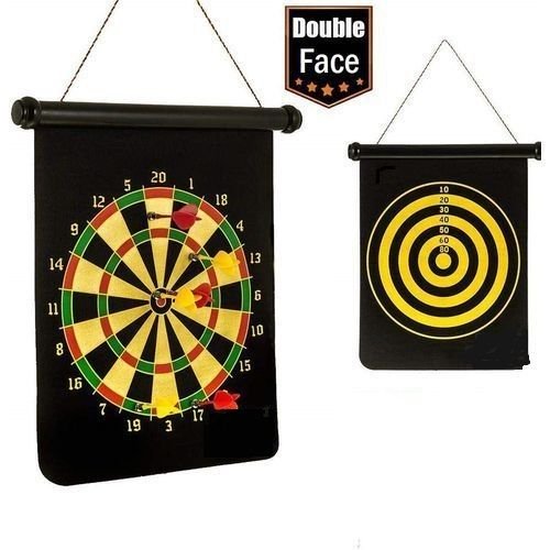 Jeu De Fléchettes Magnétique - Double Face - Noir – Image 2
