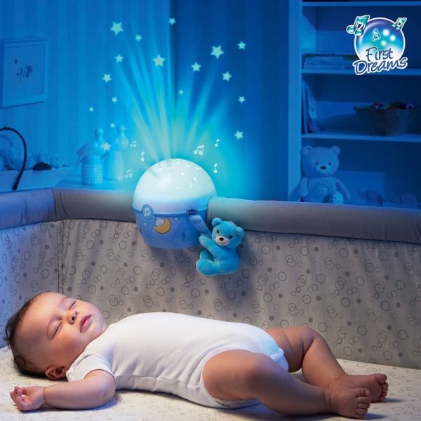 Veilleuse  De Lit 2EN1 - Chicco -Projecteur - Next 2 Stars - Bleu