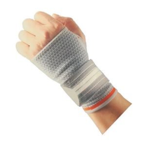 Support Bondage Poignet Elastique Réglable à Sangle - YC-7333 - Gris