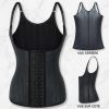 Gaine Coreset Amincissante En Latex – A Bretelles ST-7041 – Noir