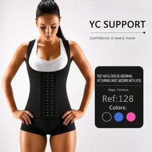 Corset Minceur - Gaine Amincissant - à Bretelles YC 128 - Noir