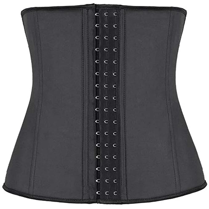 YC Support Corset Minceur - Latex - Gaine Amincissant - 152 - Noir – Image 2