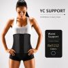 YC Support Corset Minceur – Latex – Gaine Amincissant – 152 – Noir