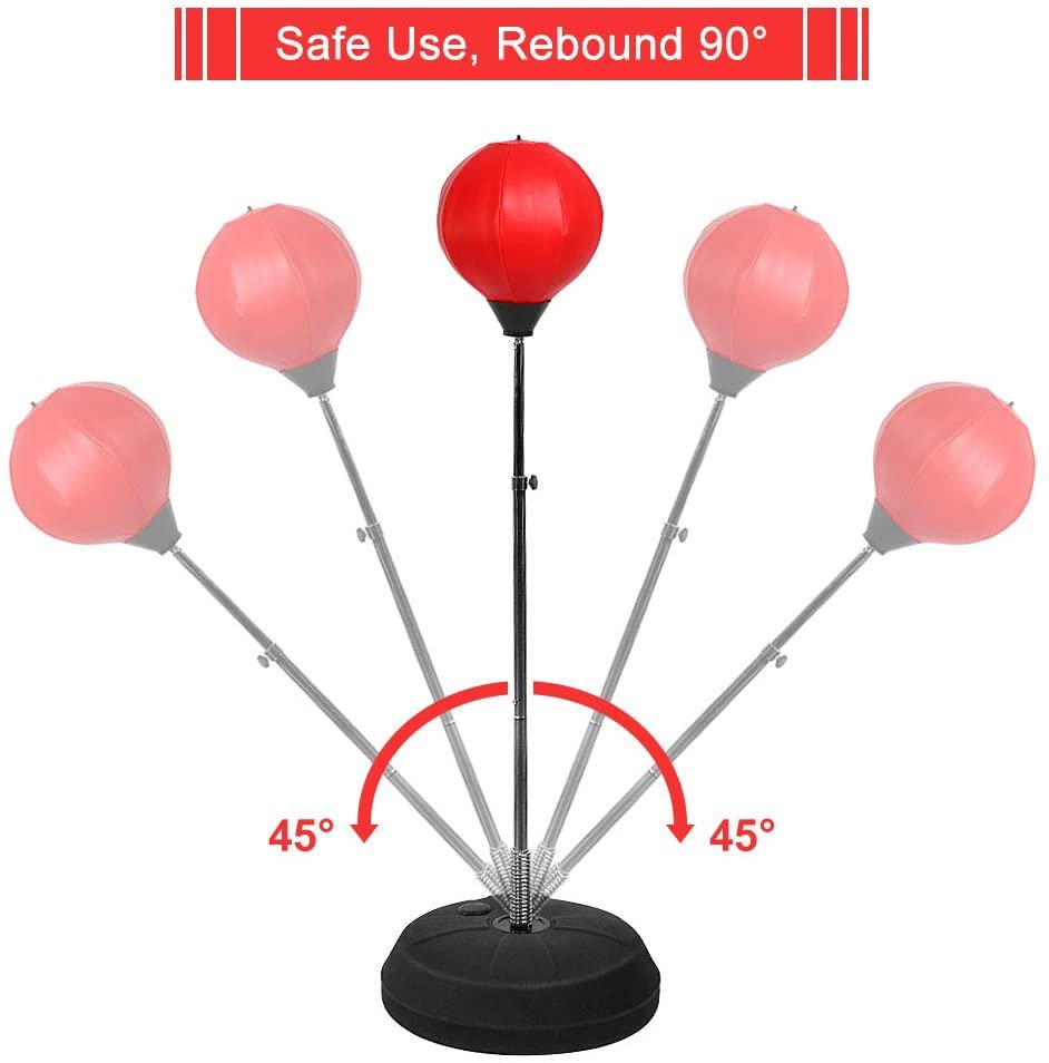 Sac De Boxe - Hong ZHE- 8312 - rouge – Image 2