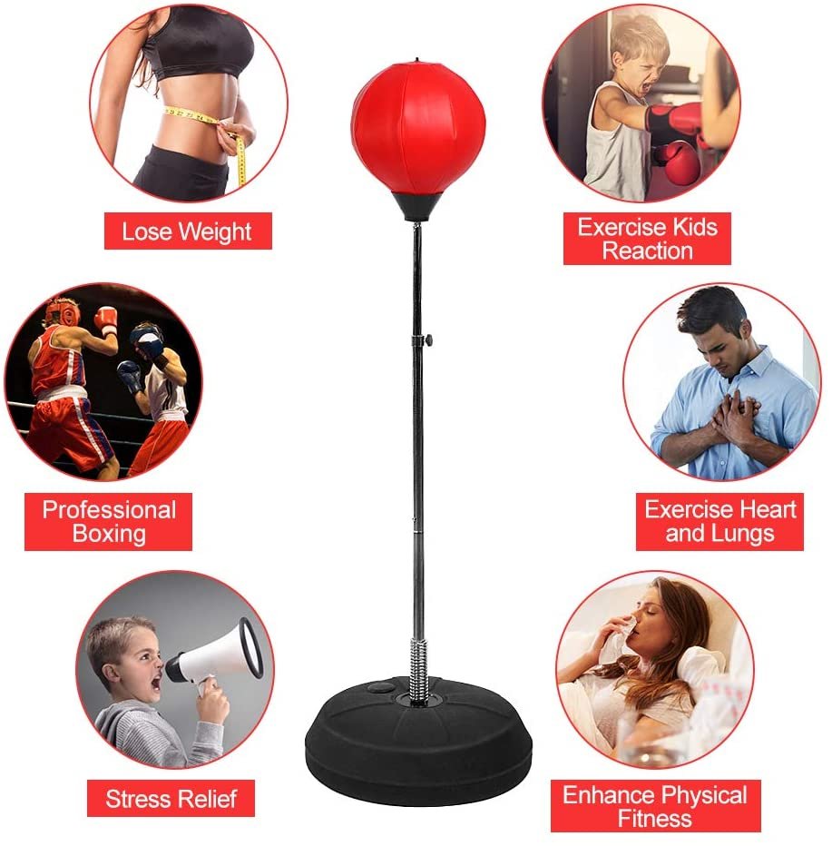 Sac De Boxe - Hong ZHE- 8312 - rouge – Image 5