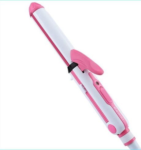 Fer A Lisser 3 En 1 - Kemei - KM-1213 - Blanc/Rose – Image 4