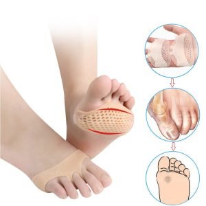 Coussinets D'Avant- Pied -Gel Silicone -Pour Soulagement De La Douleur - Beige