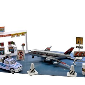 Diecast Figurines Aéroport - 3 Ans Et Plus - 10 Pièces - Multicouleurs