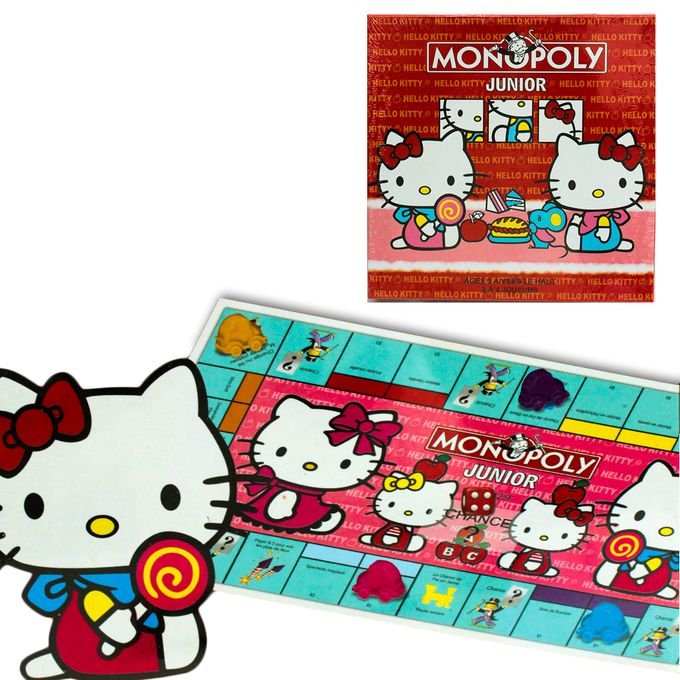 Monopoly Junior - Hello Kitty - Rouge