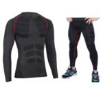 Tenue De Compression Homme - Y-8801 - Noir/Rouge