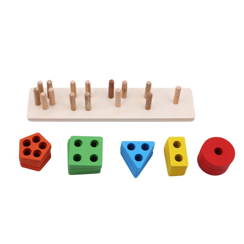 Jouet D’Empilage Et De Tri Éducatif - 1904153 - Multi-Couleurs – Image 2