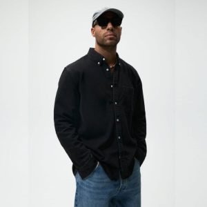 Chemise Zara En Coton DENIM - 6987 - Noir