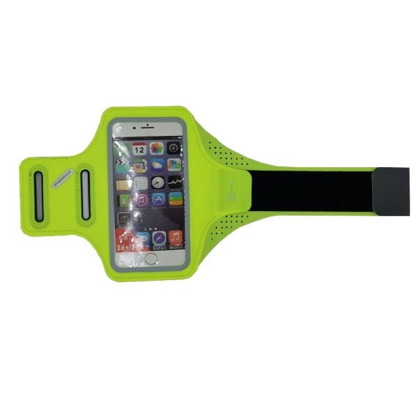 Brassard De Sport - Support Pour Telephone - Noir / Rose / vert – Image 2