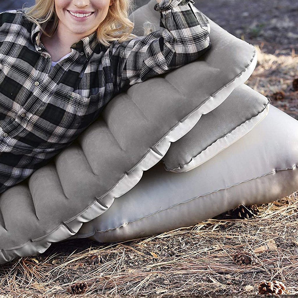 Matelas D'Extérieur Gonflable - Coussins - Pavillo 67617 - 191*70*10,5 - Gris – Image 5