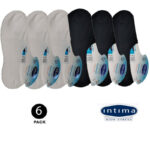 Pack-6-Socquette-Invisible/Intima/1013-1012//Blanc