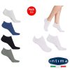 Pack 5 Socquettes INTIMA – Unisexe – F1014 – Blanc/Gris clair/Bleu nuit/Noir/Gris foncé