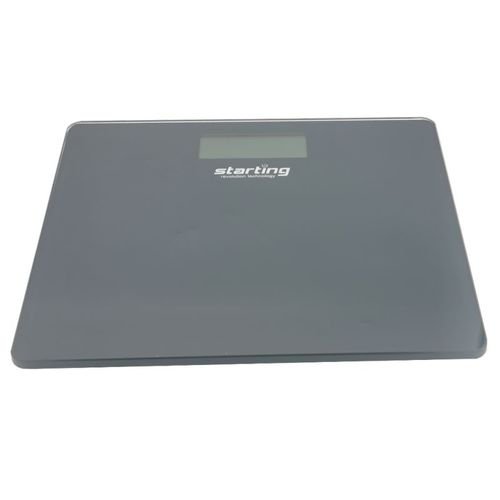 Balance Pèse Personne Verre Trempé - Digitale 180 Kg - Gris