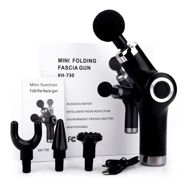 Appareil De Massage - SH-288- Mini Folding - Fascia Gun - Noir – Image 3
