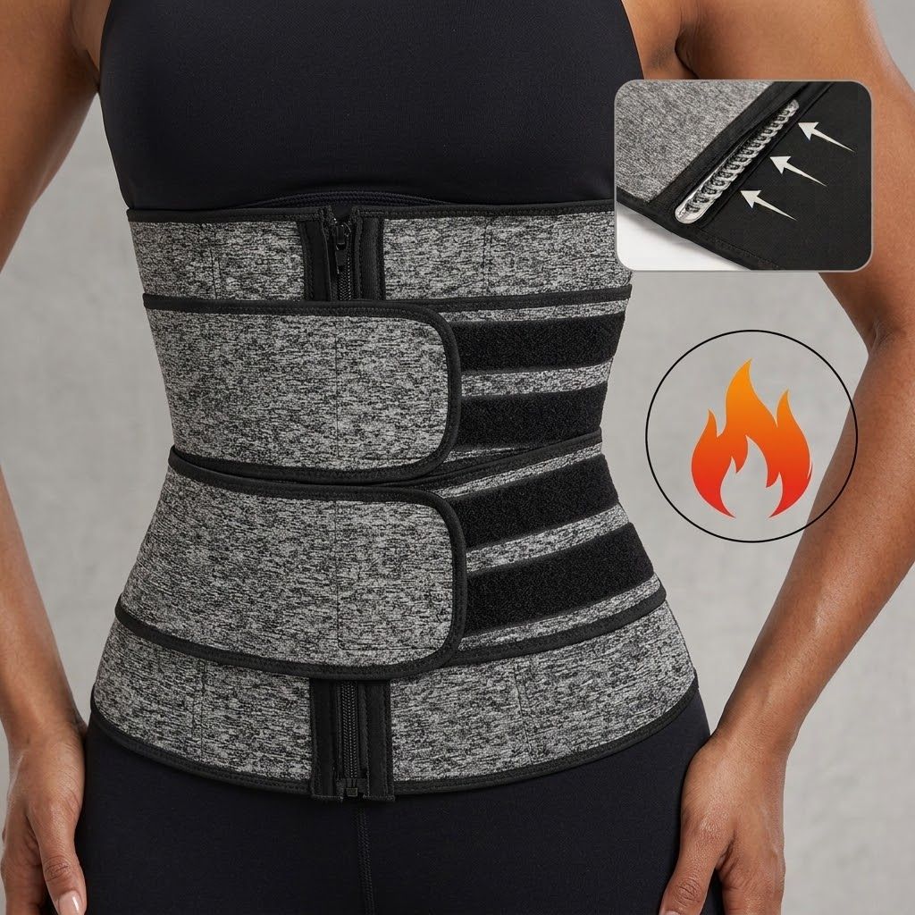 Corset - Gaine - Amincissante en Scratch - NO-8576- Grise