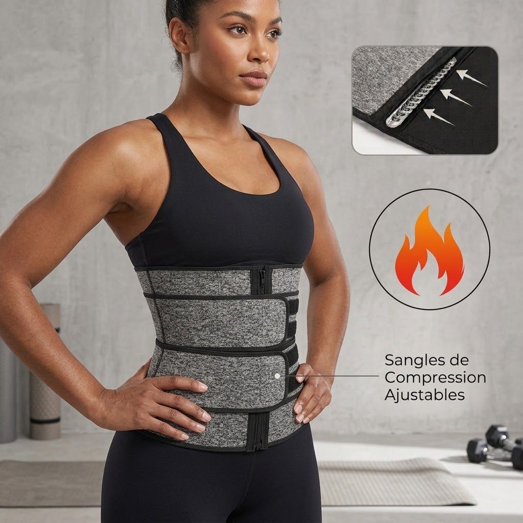Corset - Gaine - Amincissante en Scratch - NO-8576- Grise – Image 4