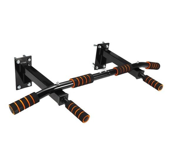 Barre Fixe de Traction Murale - The Wall Fitness - Noir/Orange – Image 3