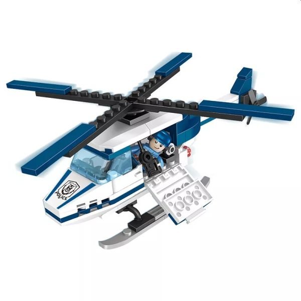 Lego – blocs de construction De Police – 329Pcs - 4165 -  Cogo- +6 Ans – Multicouleurs – Image 3