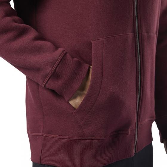 Sweat À Capuche Zippé – Reebok - EI8989 - Bordeaux – Image 4