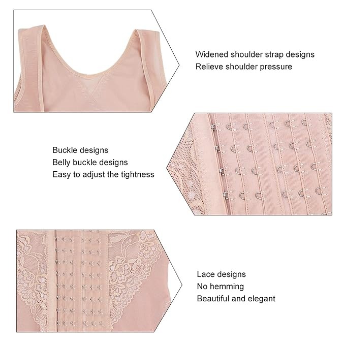 Gaine - Corset Avec Bretelle - Just-One Shapers - En dentelle - W-1201 - Beige – Image 11