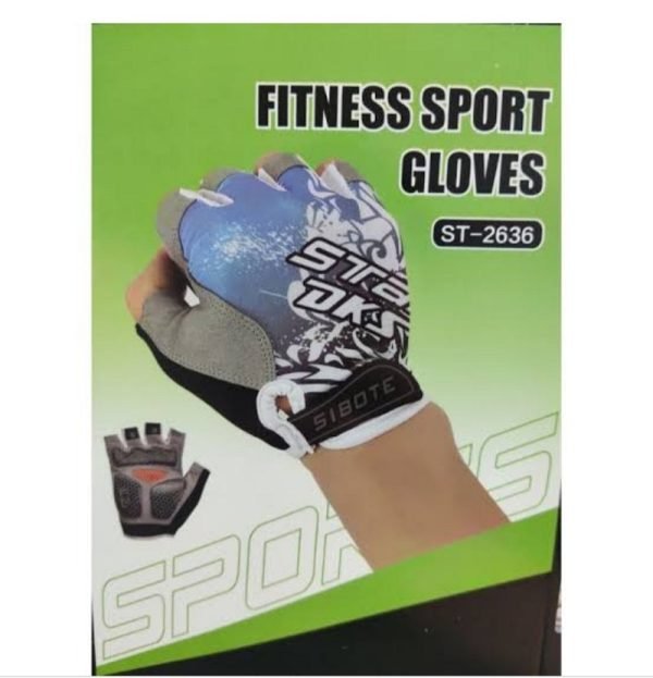 Gants de Fitness antidérapants, antichoc, demi-doigt Sibote _ ST-2636 – Image 5