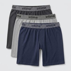 Pack 3 Caleçon long En Coton - Intima Prestige BH008 Italian Style