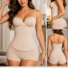 Gaine Amincissante – Latex – A Bretelles – ST-2027-1 – Beige