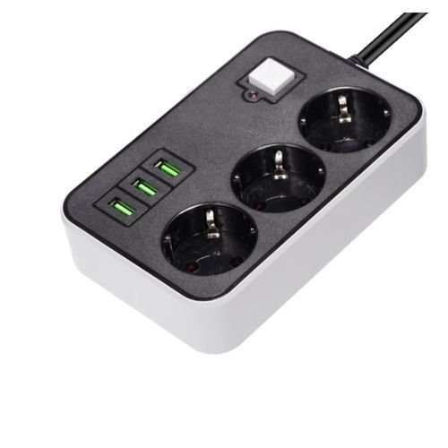 Smart Power Rallonge Multiples Prise Smart Power 3 Usb - noir – Image 4