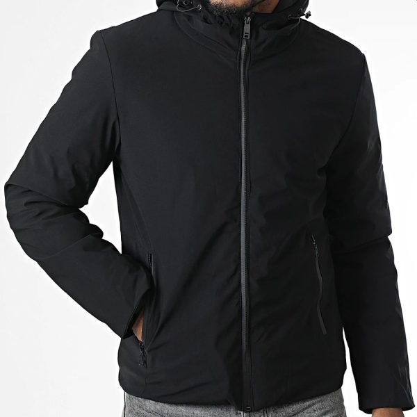 Veste a capuche Zippée KENZARRO - TR-2205 Noir – Image 4