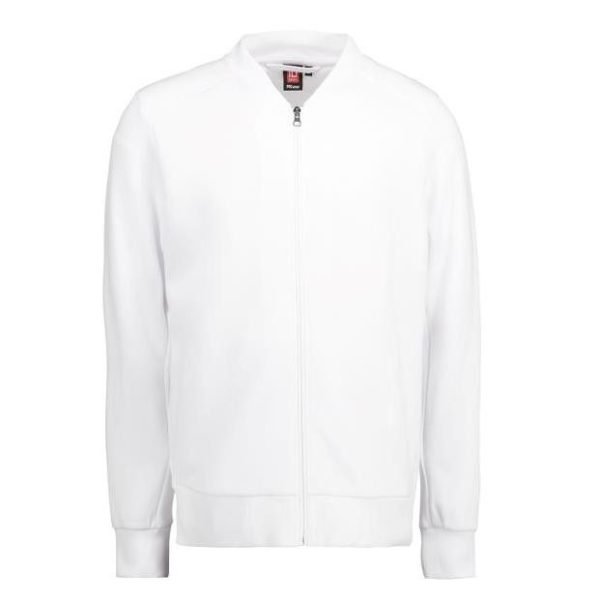 Veste – Sweat – molleton zippée – Identity -366-Blanc