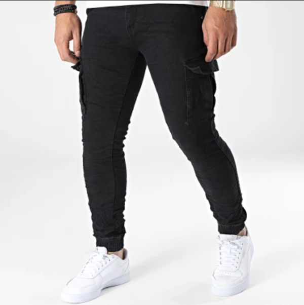 Pantalon LEOX yx-155 - Noir - – Image 2