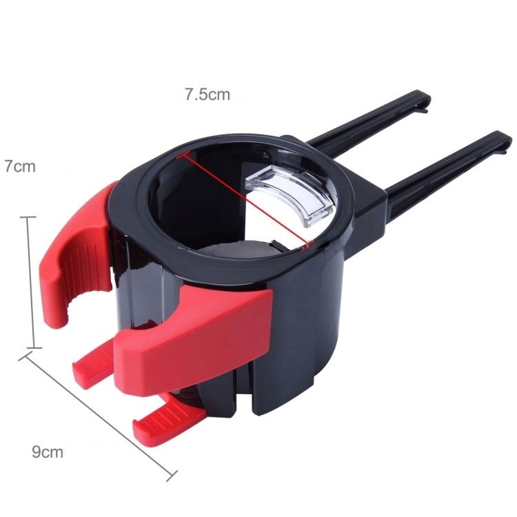 Support Téléphone / Porte Goblet Pour Voiture 2en1 - SD-1027 - Rouge – Image 3