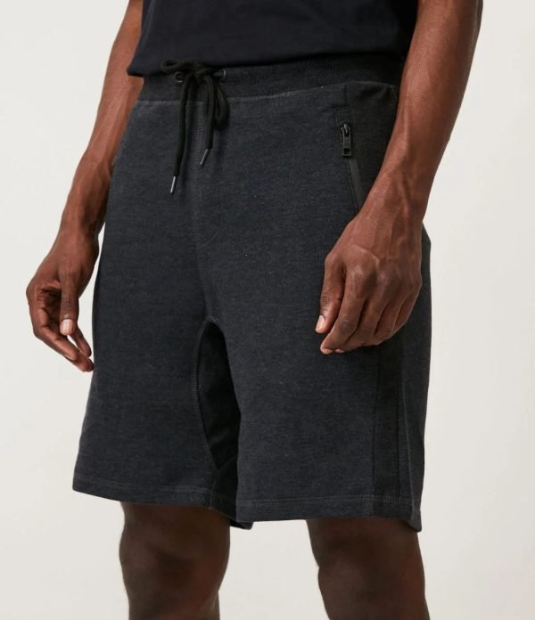 Short Bermuda Coton Poche Zip - Blue Steel - Gris Foncé – Image 3