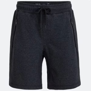 Short Bermuda Coton Poche Zip - Blue Steel - Gris Foncé