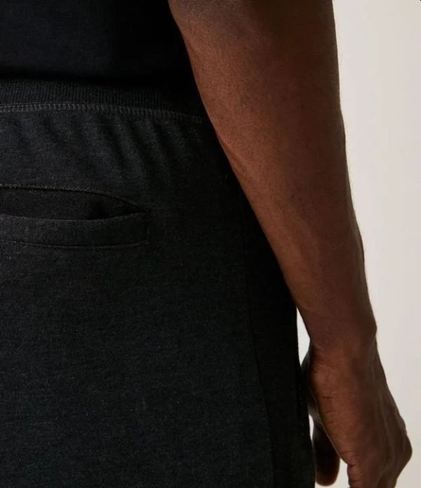 Short Bermuda Coton Poche Zip - Blue Steel - Gris Foncé – Image 5