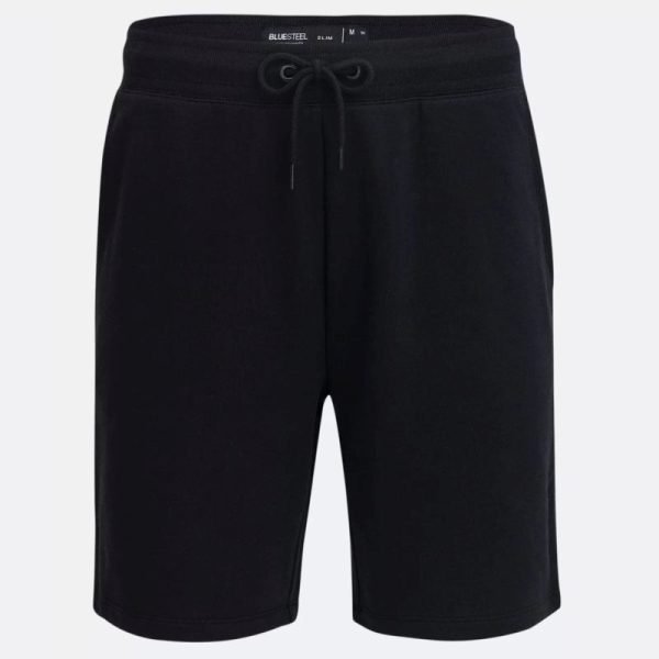 Short Bermuda Coton - Blue Steel - Noir