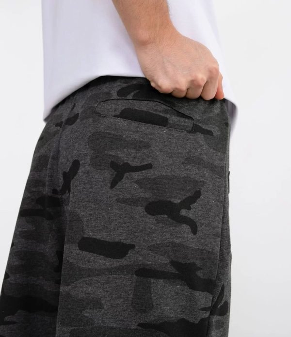 Short Bermuda Coton Poche Zipée - Blue Steel - Camouflage – Image 3