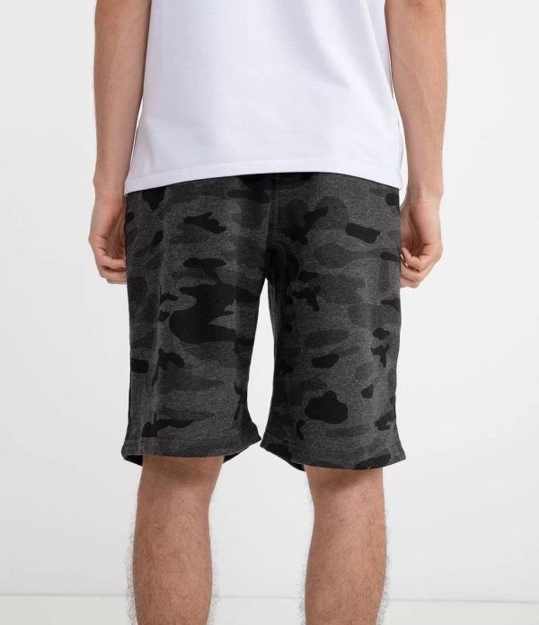 Short Bermuda Coton Poche Zipée - Blue Steel - Camouflage – Image 5
