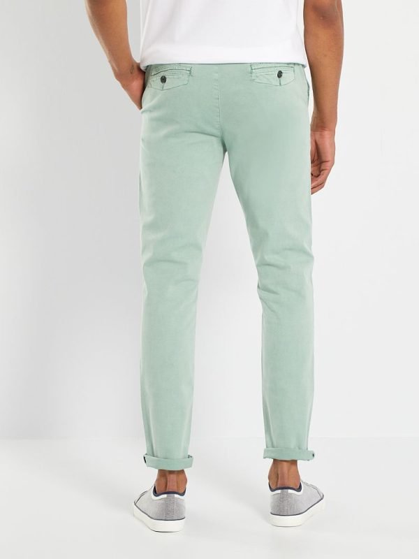 Pantalon Kiabi - Slim Délavé - YB031 - Turquoise – Image 3