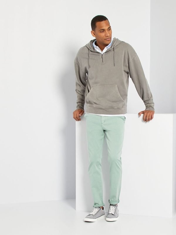 Pantalon Kiabi - Slim Délavé - YB031 - Turquoise – Image 5